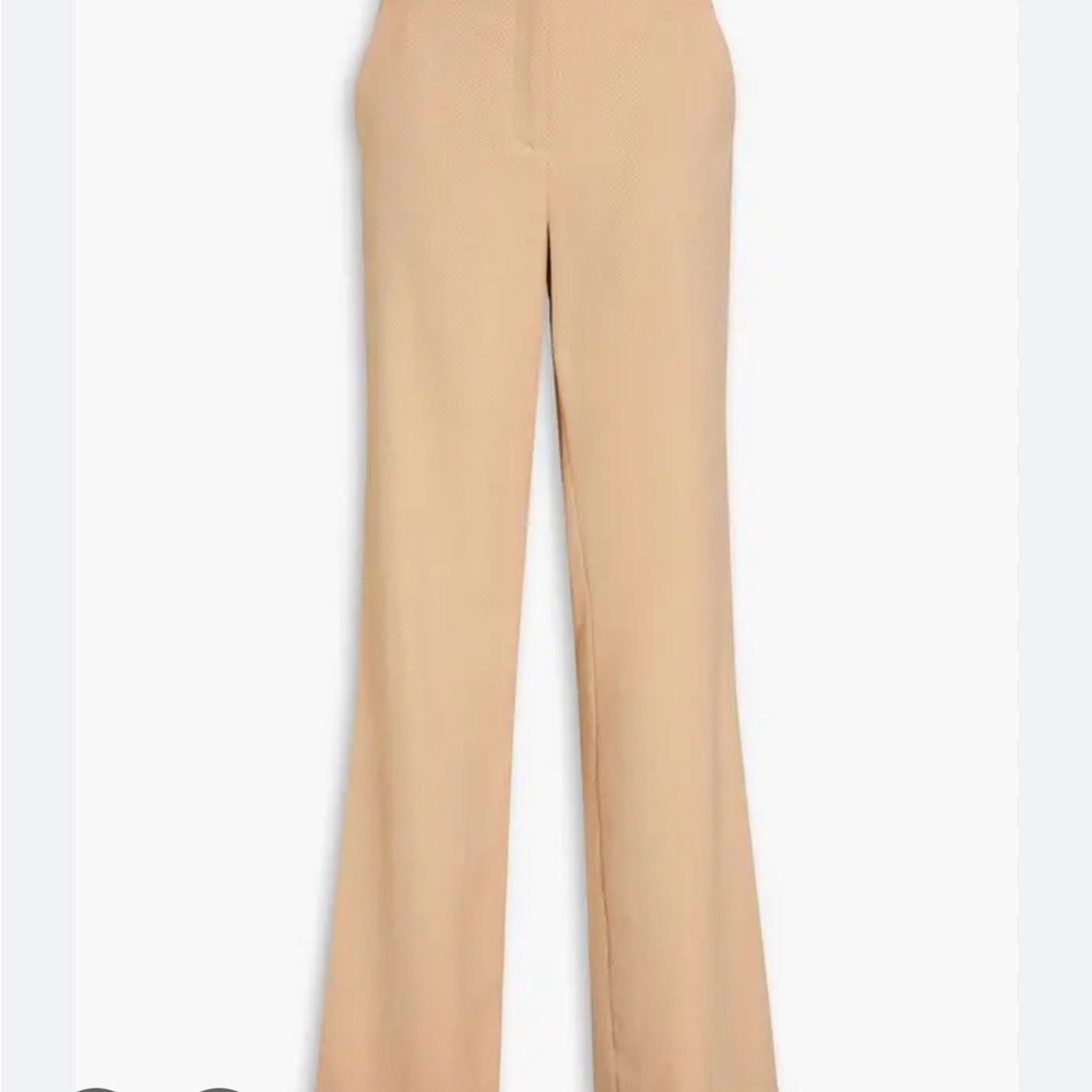 Veronica Beard Tan Wide Leg Pants